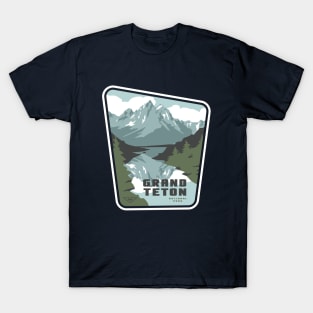 Grand Teton National Park Design T-Shirt